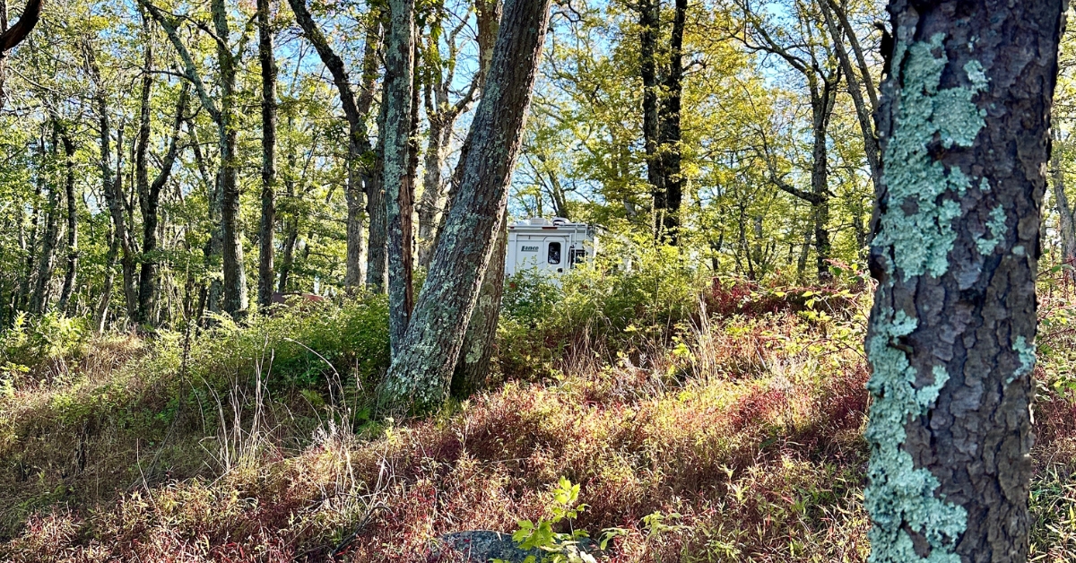 Camping at Big Meadows in Shenandoah National Park