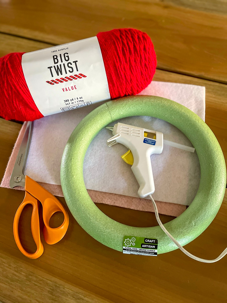 Yarn Wreath Supplies