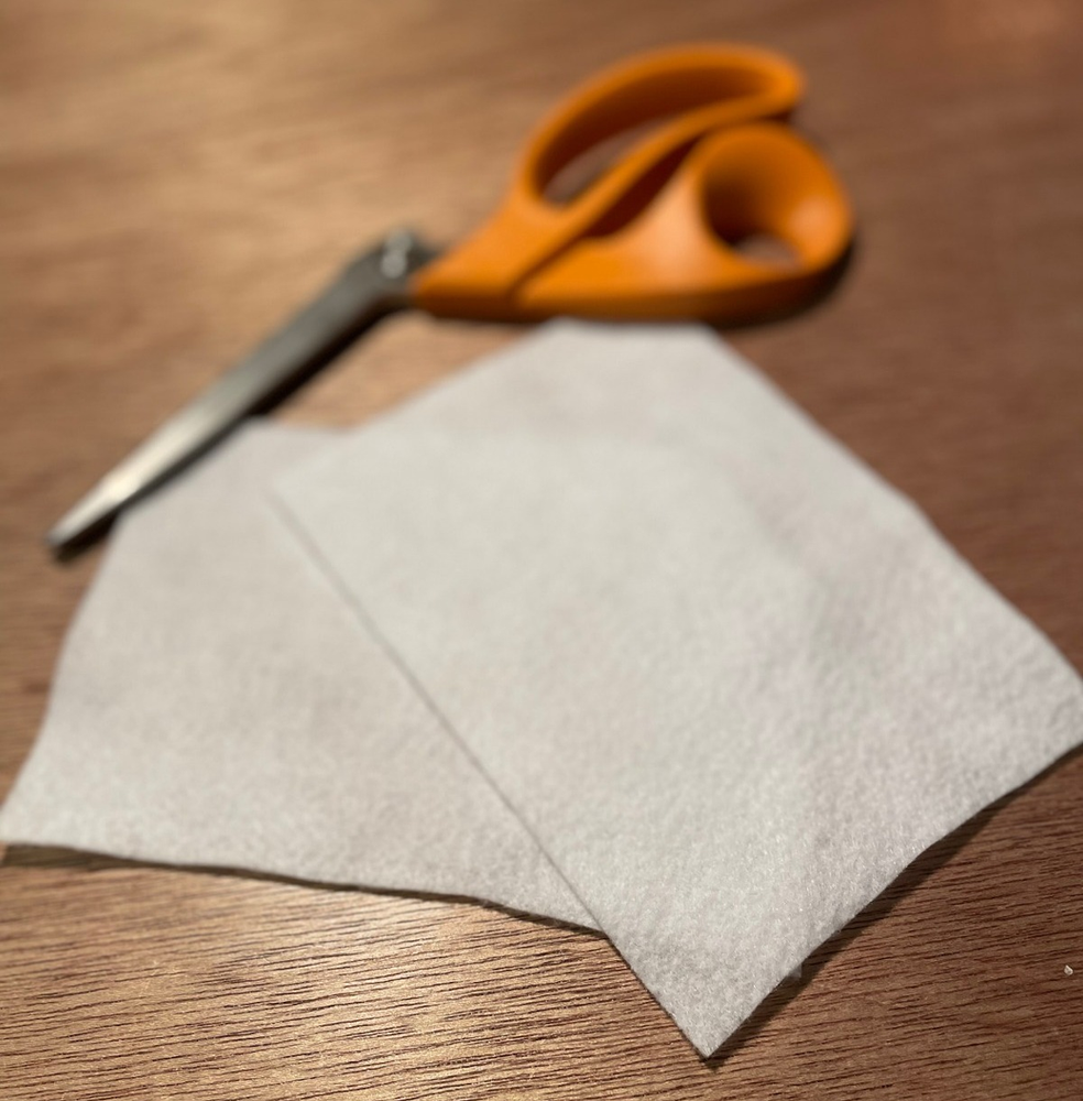 Felt and scissors