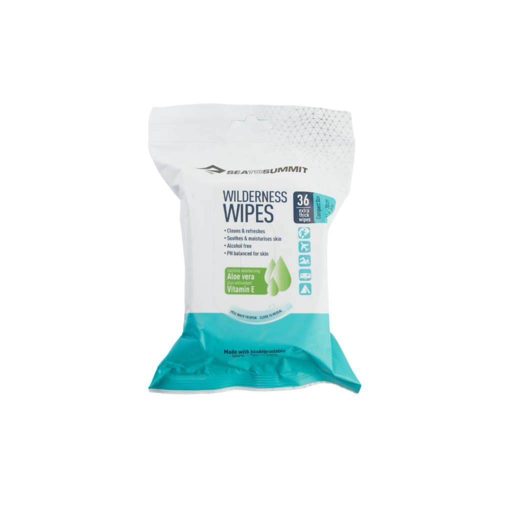 A package of Wilderness Wipes